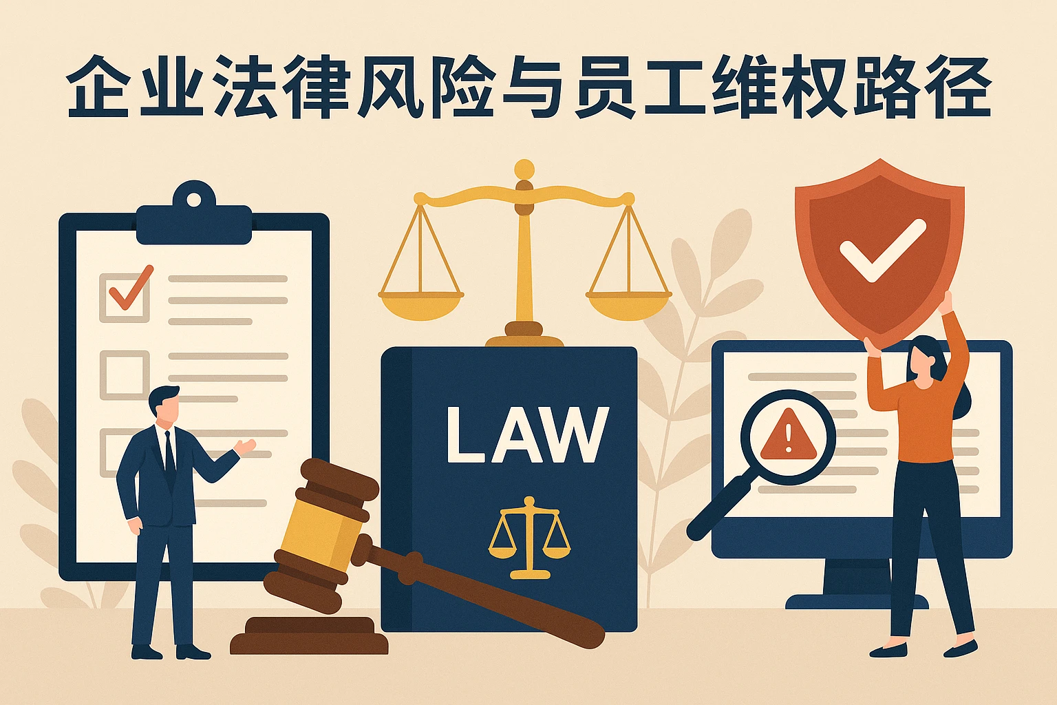 企业法律风险与员工维权路径