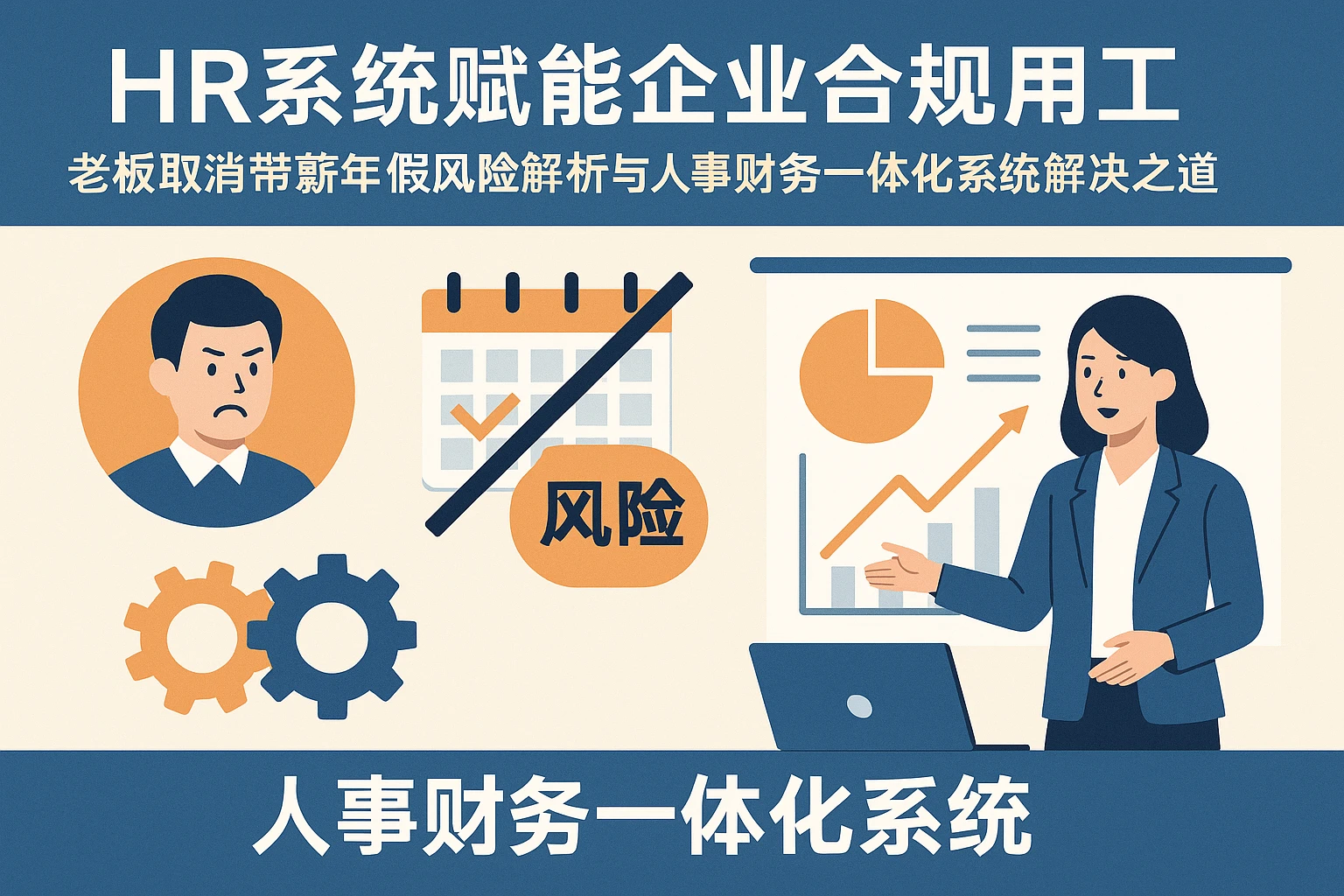 HR系统赋能企业合规用工：老板取消带薪年假的风险解析与人事财务一体化系统的解决之道