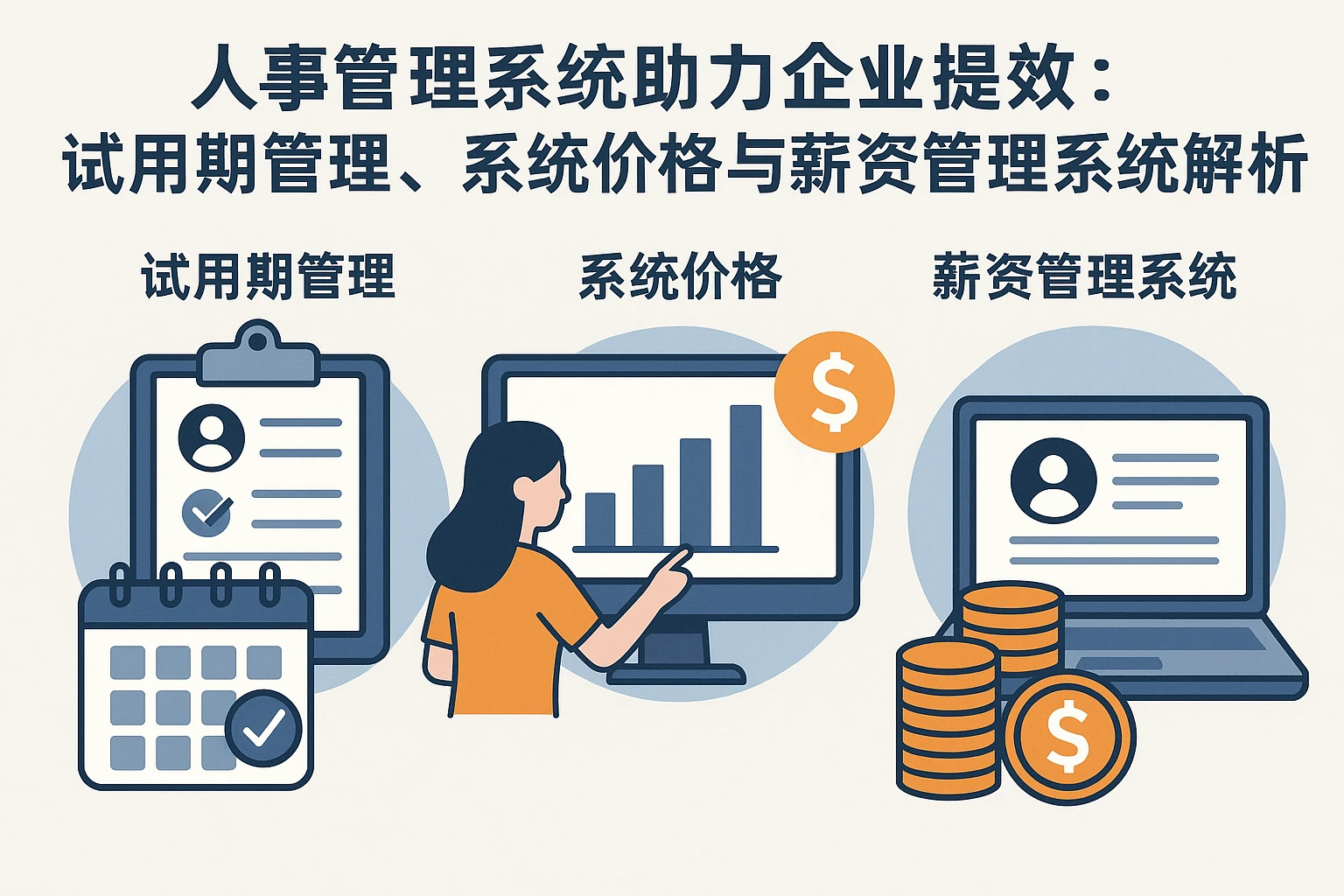 人事管理系统助力企业提效：试用期管理、系统价格与薪资管理系统解析