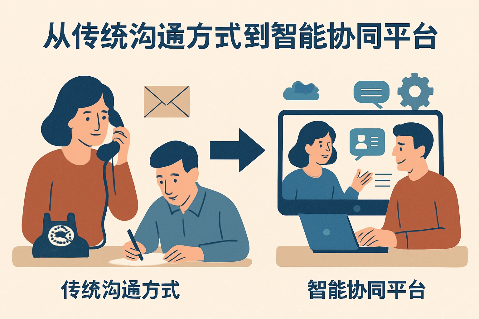 从传统沟通方式到智能协同平台