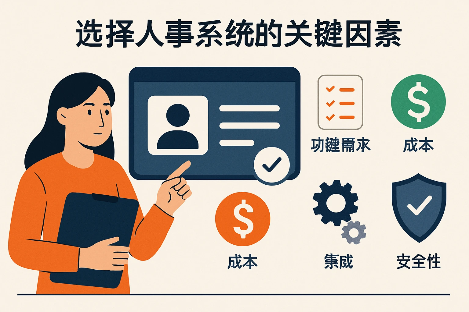 选择人事系统的关键因素