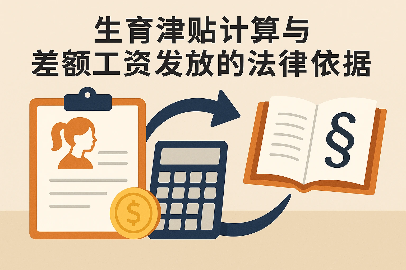 生育津贴计算与差额工资发放的法律依据