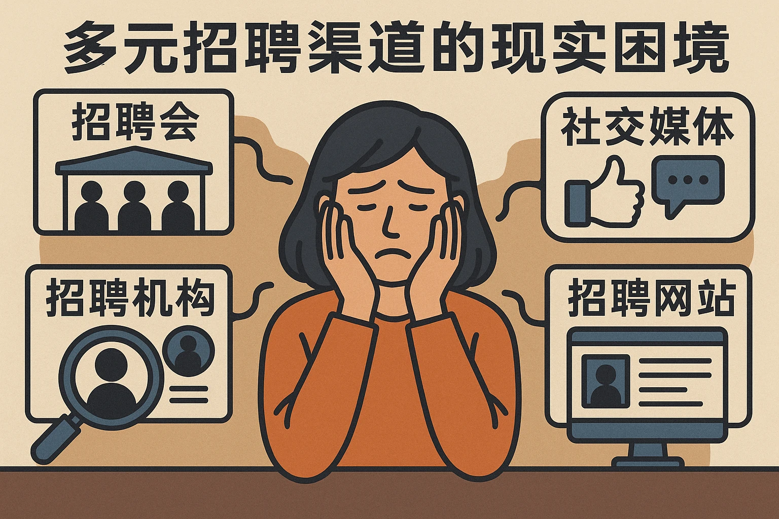 多元招聘渠道的现实困境