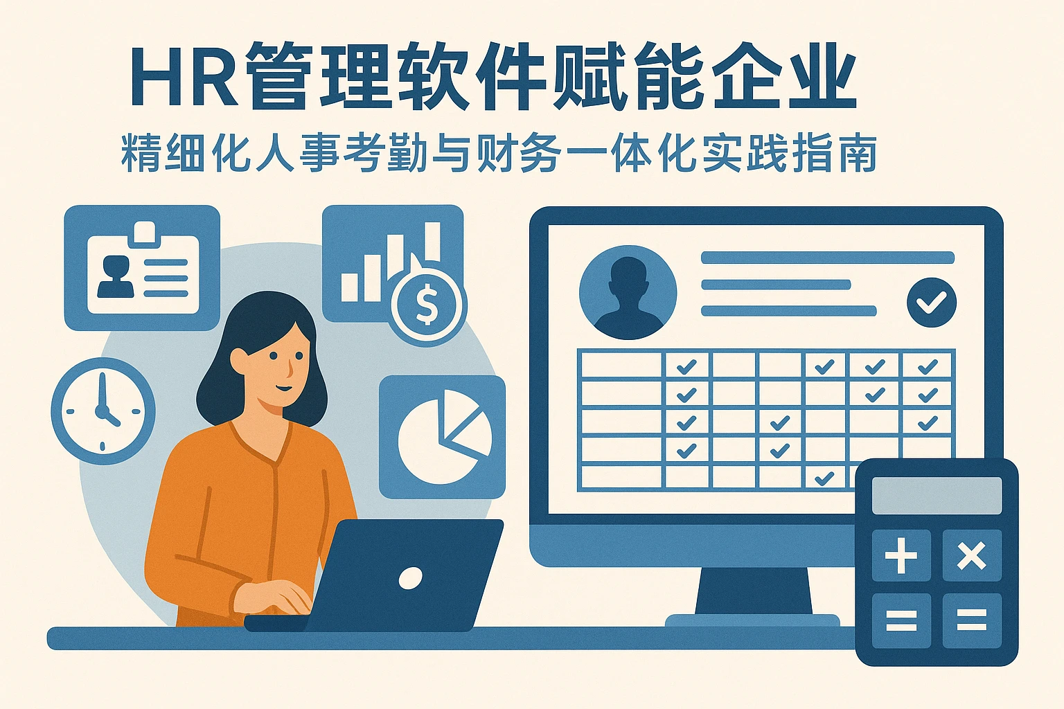 HR管理软件赋能企业：精细化人事考勤与财务一体化实践指南