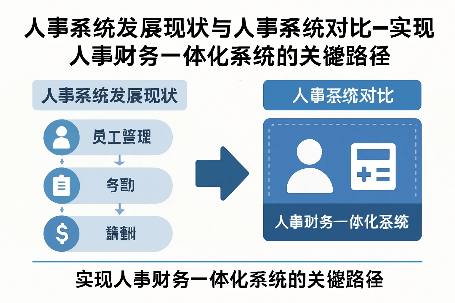人事系统发展现状与人事系统对比——实现人事财务一体化系统的关键路径