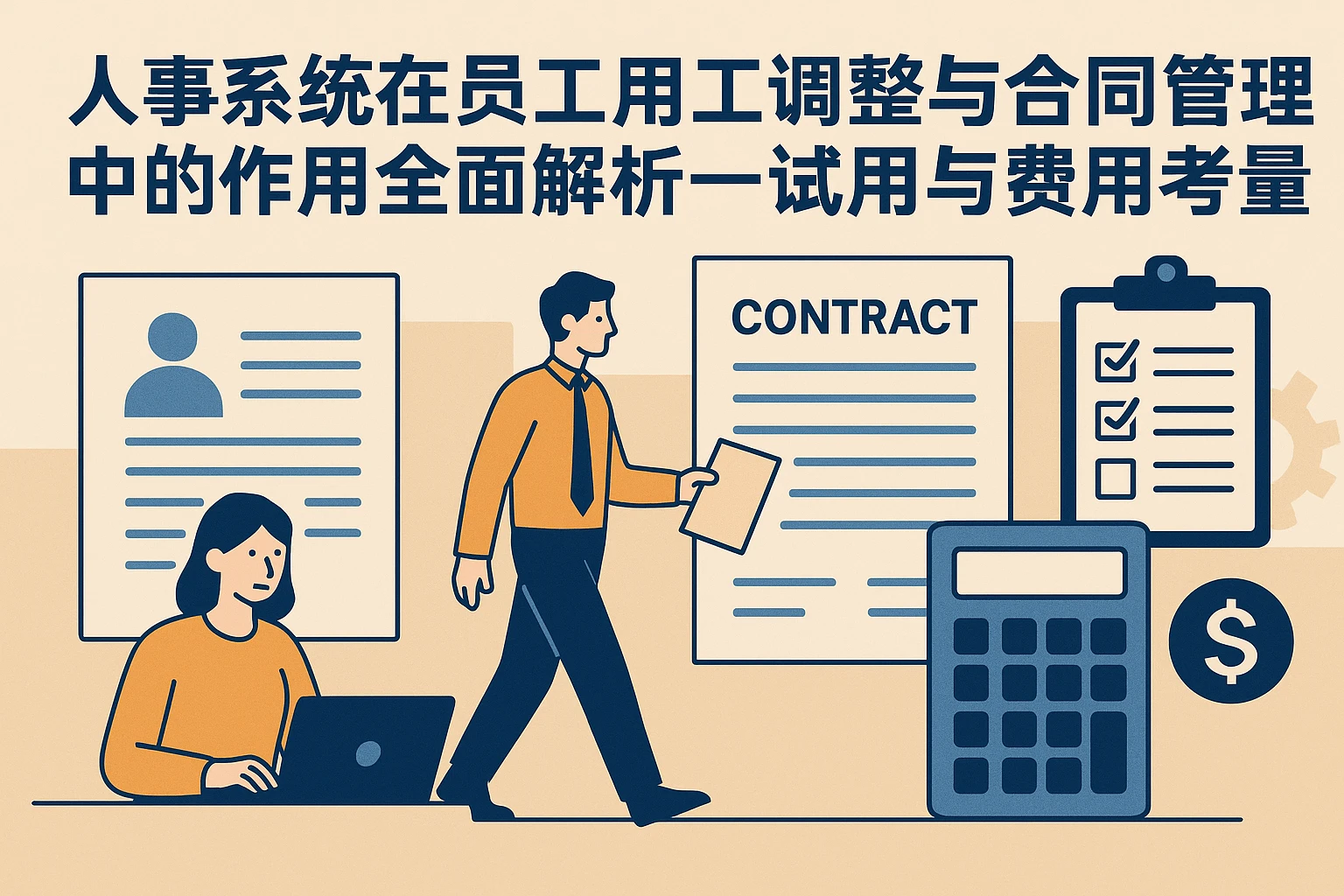 人事系统在员工用工调整与合同管理中的作用全面解析——试用与费用考量