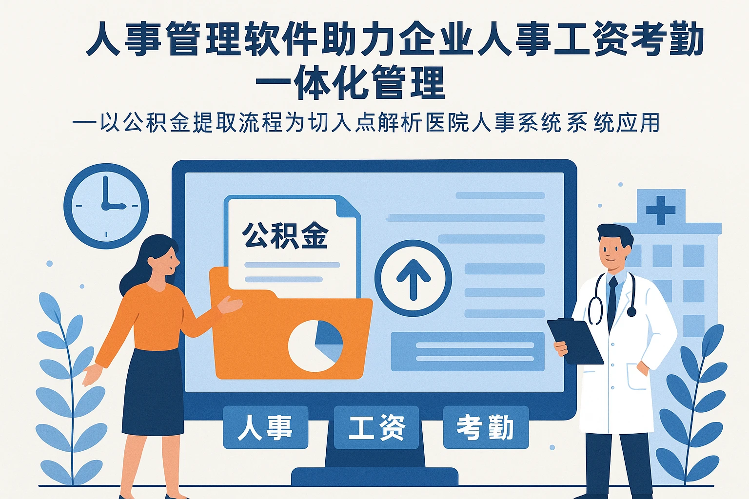 人事管理软件助力企业人事工资考勤一体化管理——以公积金提取流程为切入点解析医院人事系统应用