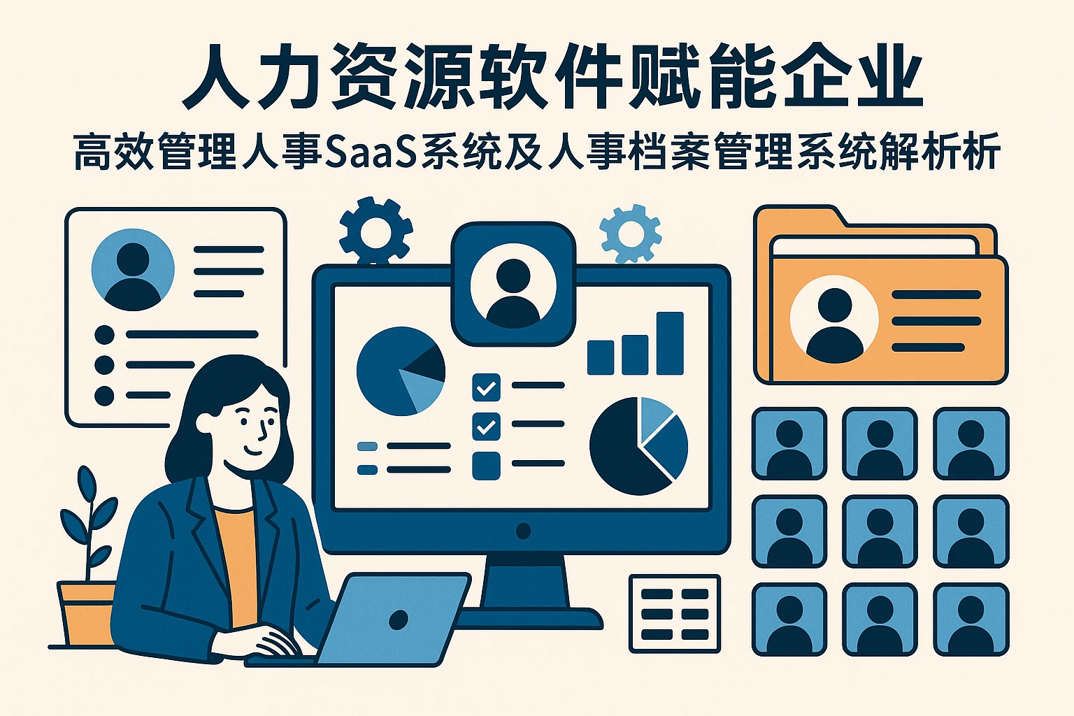 人力资源软件赋能企业：高效管理人事SaaS系统及人事档案管理系统解析