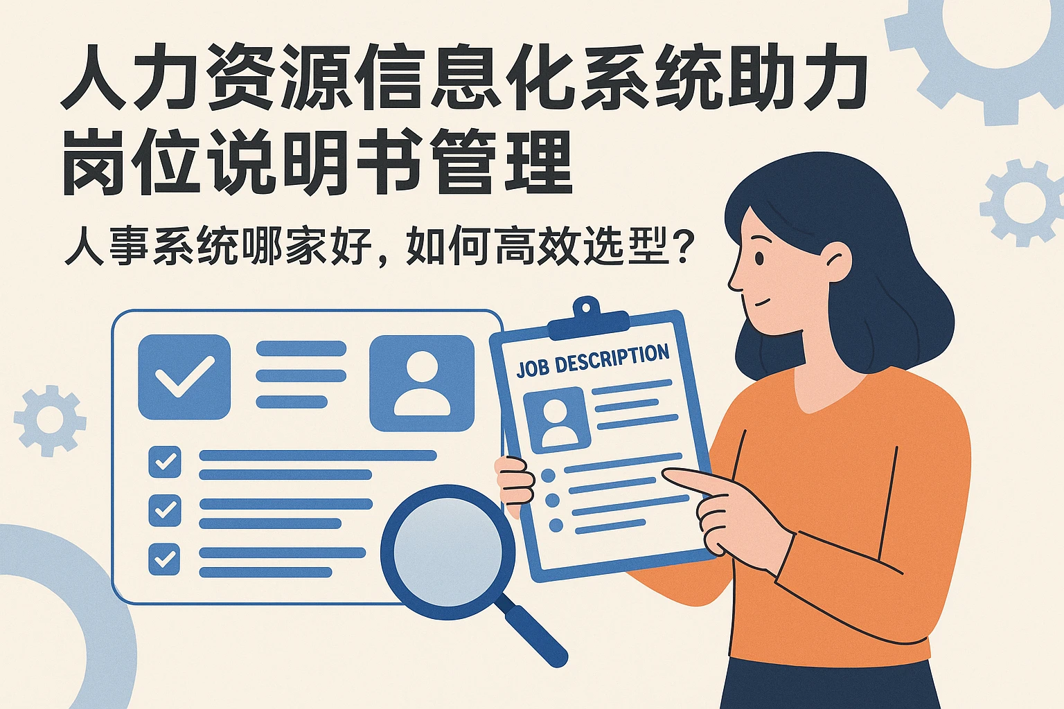 人力资源信息化系统助力岗位说明书管理——人事系统哪家好，如何高效选型？