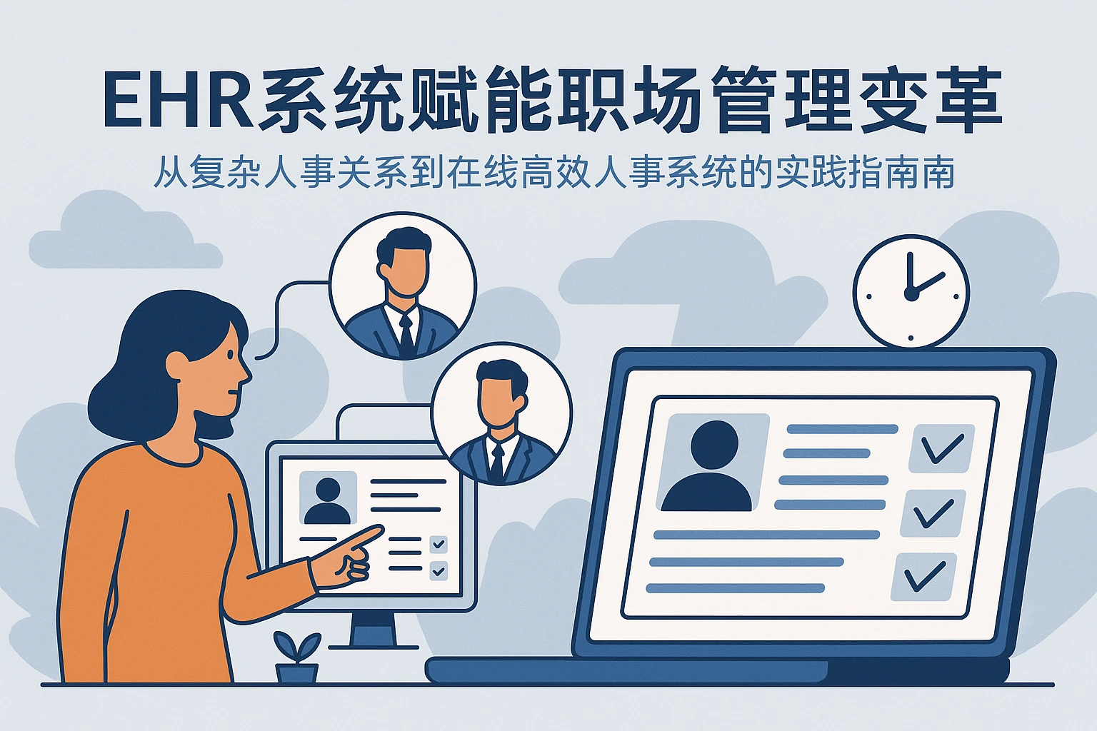 EHR系统赋能职场管理变革：从复杂人事关系到在线高效人事系统的实践指南