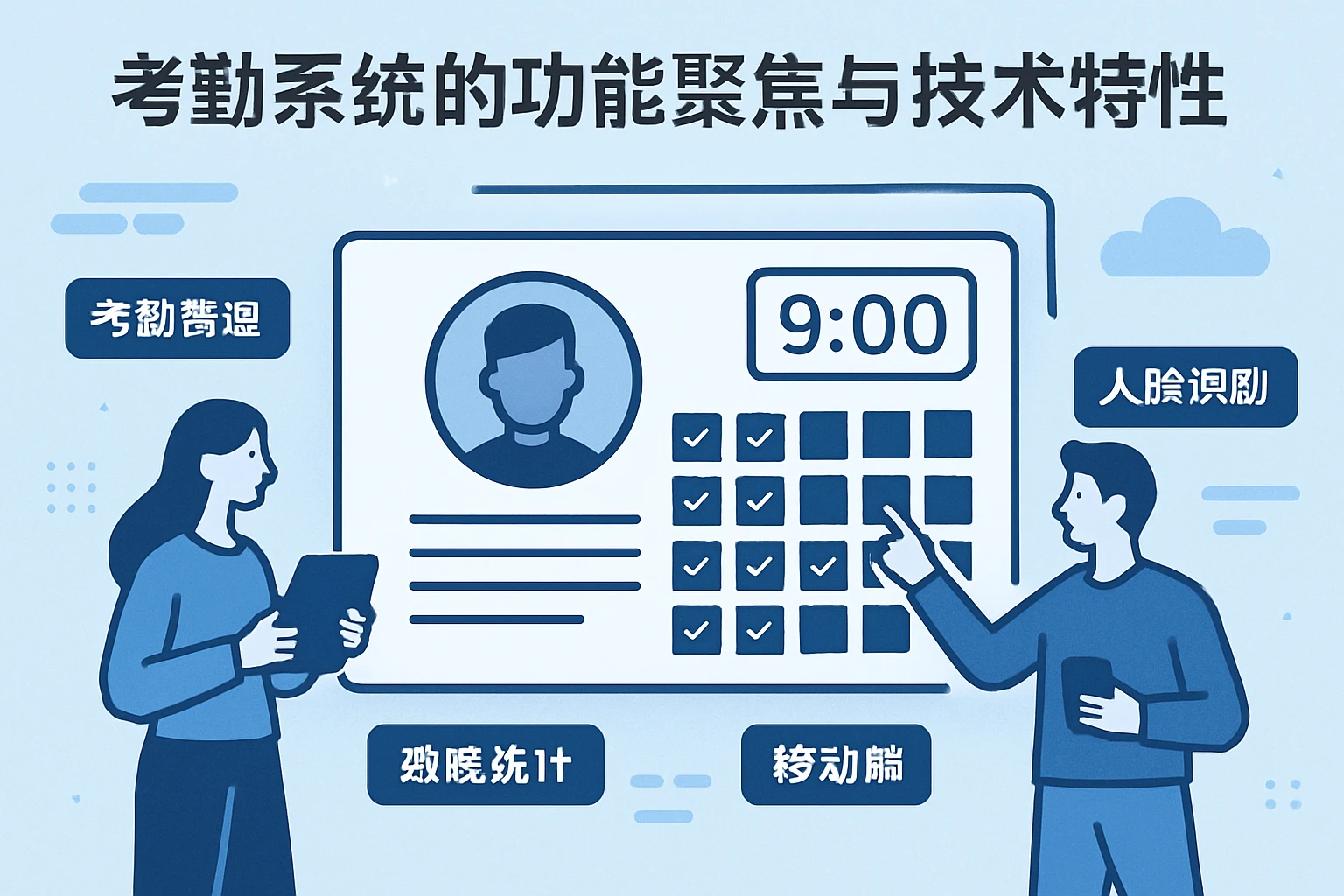 考勤系统的功能聚焦与技术特性
