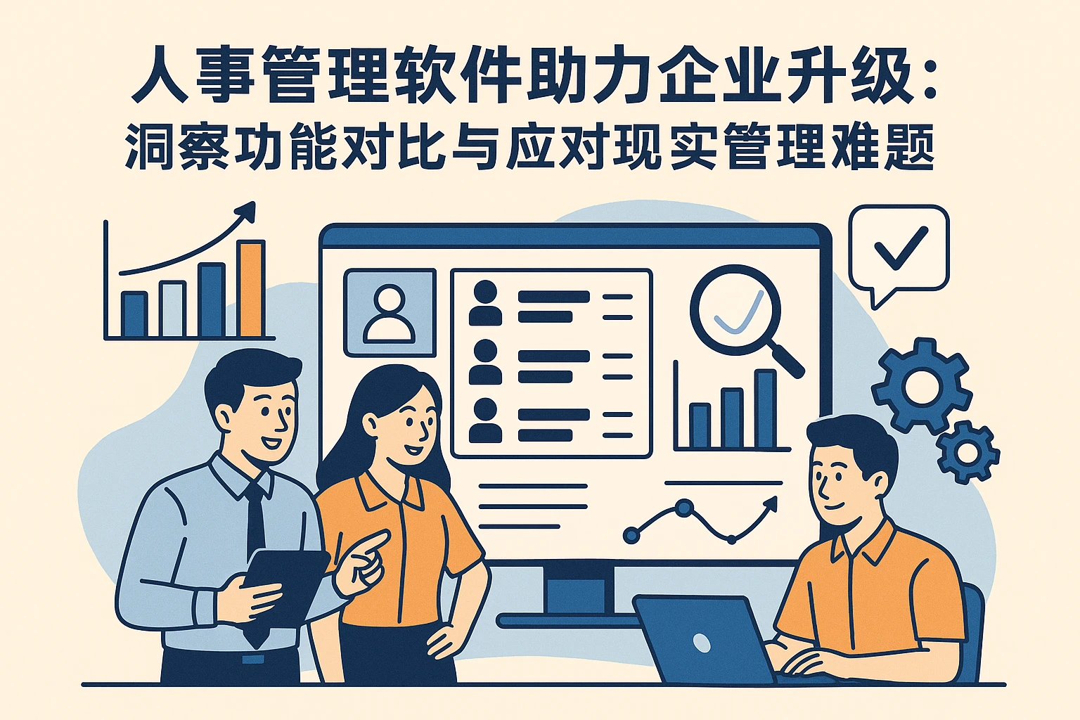 人事管理软件助力企业升级：洞察功能对比与应对现实管理难题