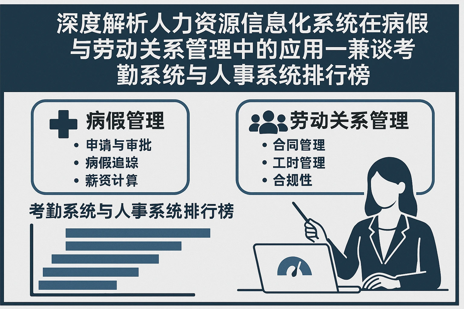 深度解析人力资源信息化系统在病假与劳动关系管理中的应用——兼谈考勤系统与人事系统排行榜