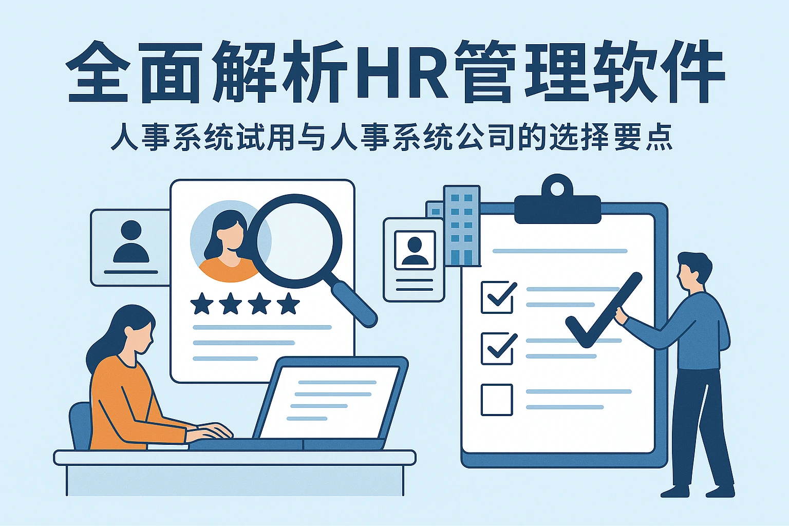 全面解析HR管理软件：人事系统试用与人事系统公司的选择要点