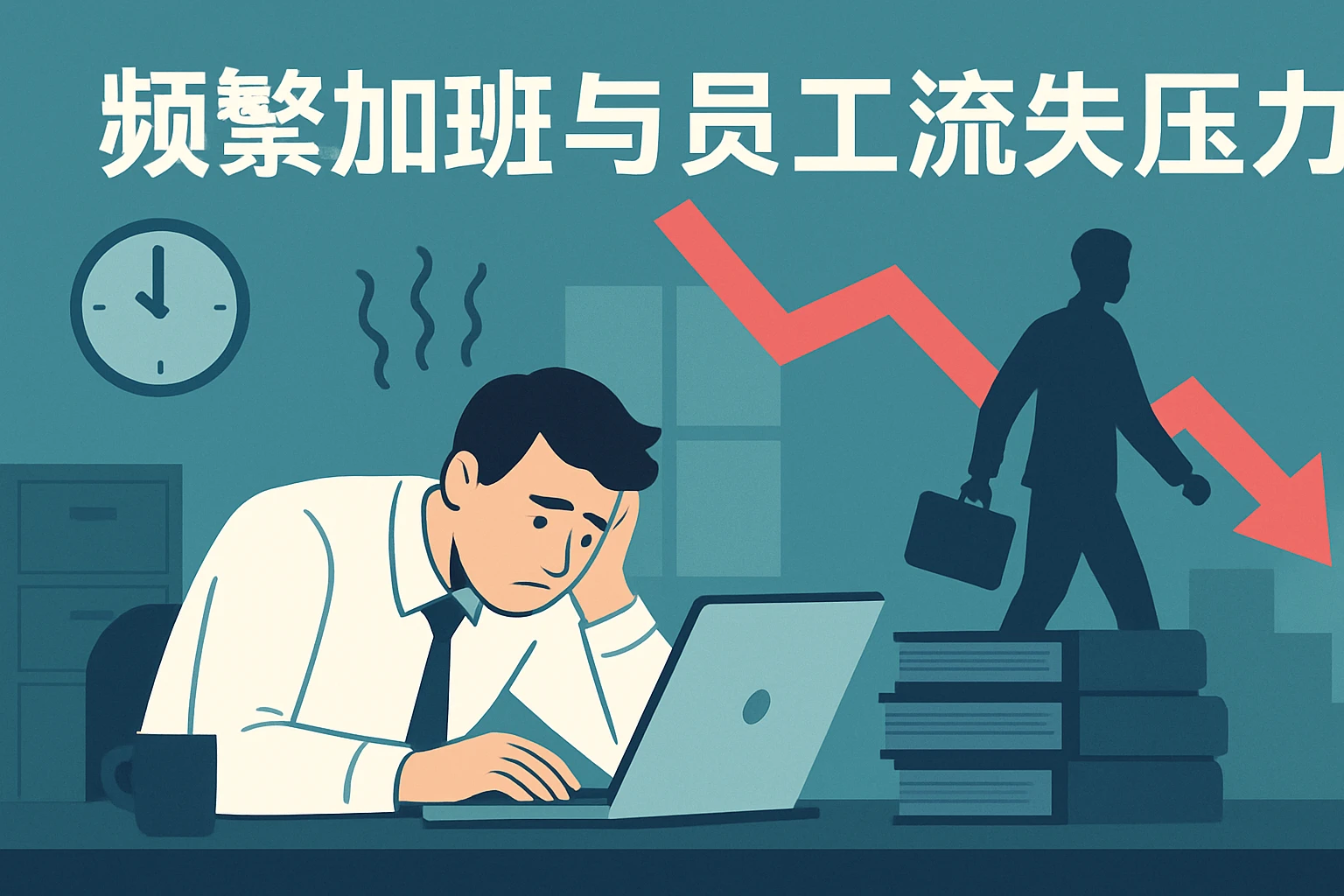 频繁加班与员工流失压力