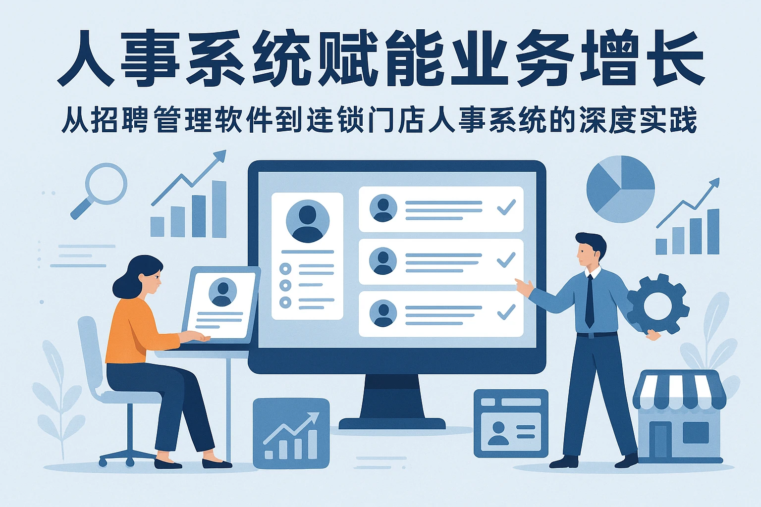 人事系统赋能业务增长：从招聘管理软件到连锁门店人事系统的深度实践