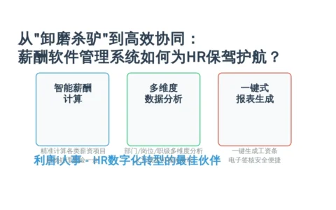 从“卸磨杀驴”到高效协同：薪酬软件管理系统如何为HR保驾护航？