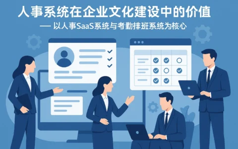 人事系统在企业文化建设中的价值 —— 以人事SaaS系统与考勤排班系统为核心