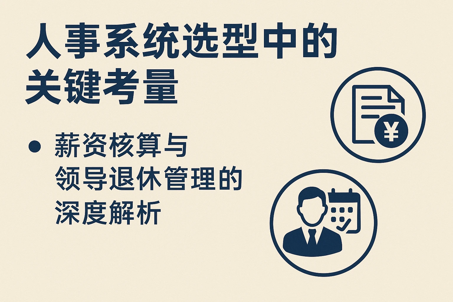 人事系统选型中的关键考量：薪资核算与领导退休管理的深度解析