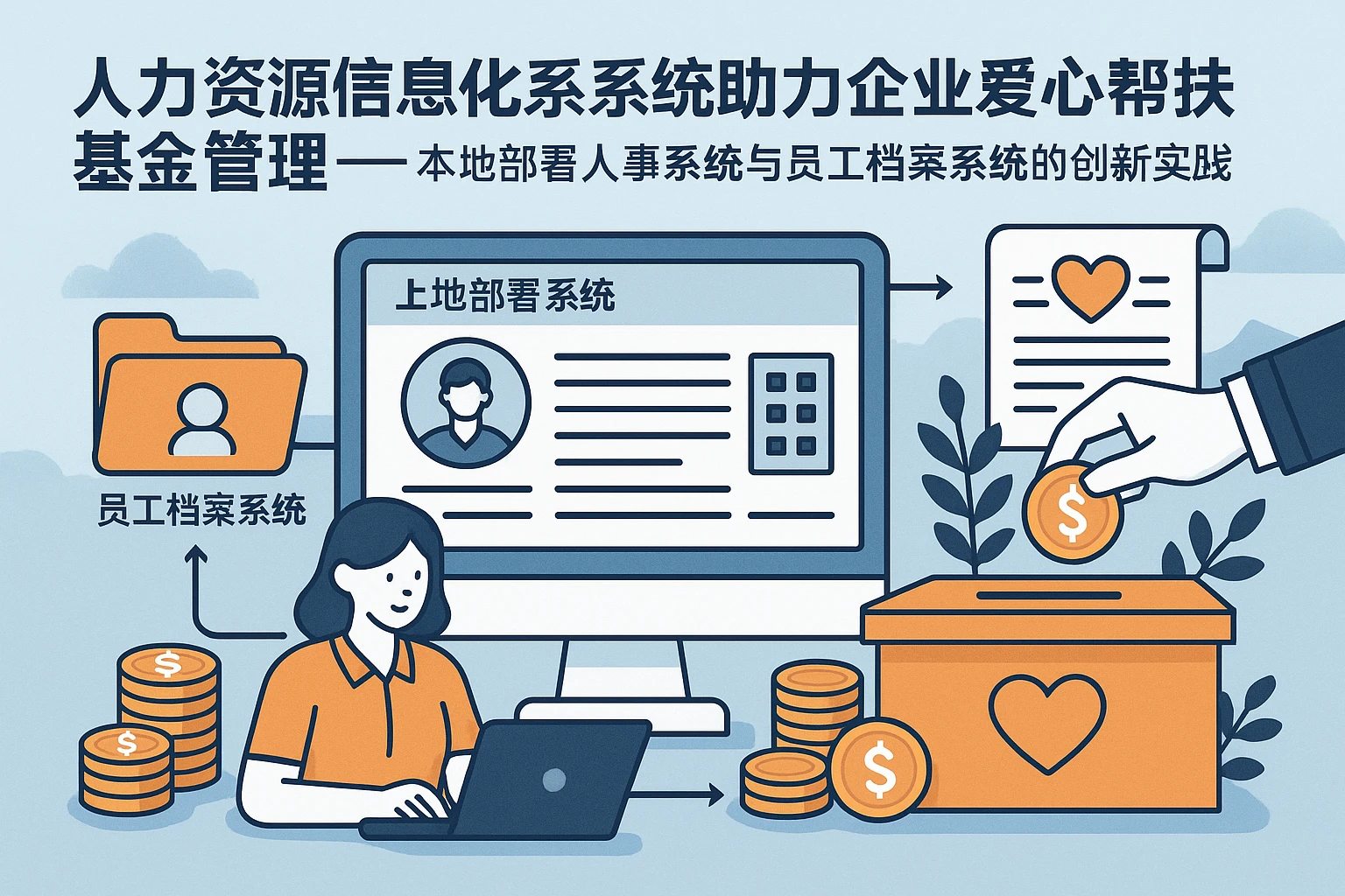 人力资源信息化系统助力企业爱心帮扶基金管理——本地部署人事系统与员工档案系统的创新实践