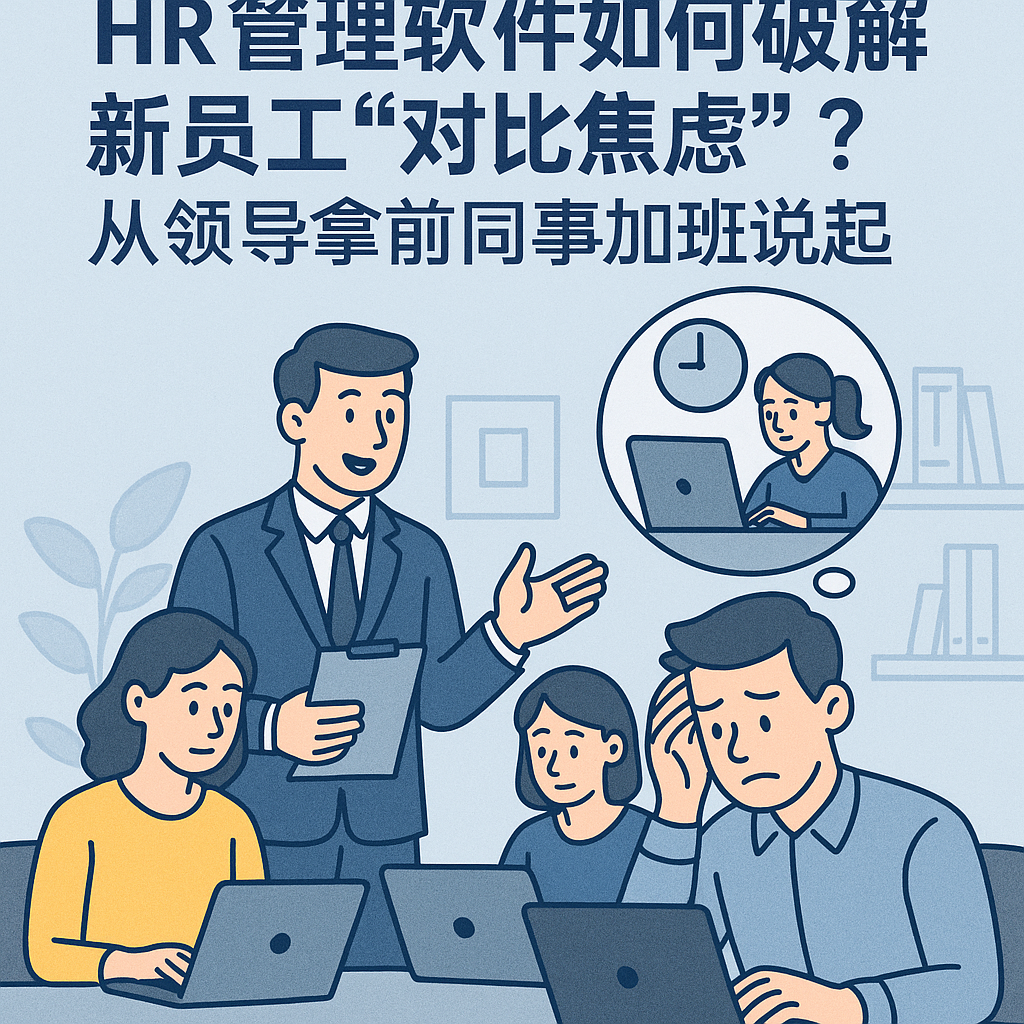 HR管理软件如何破解新员工“对比焦虑”？从领导拿前同事加班说起