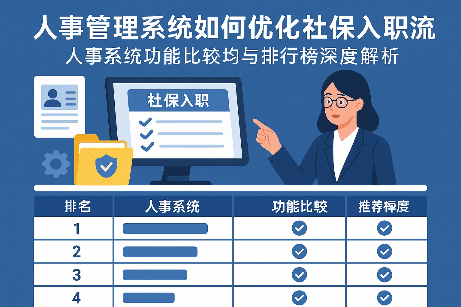 人事管理系统如何优化社保入职流程——人事系统功能比较与排行榜深度解析