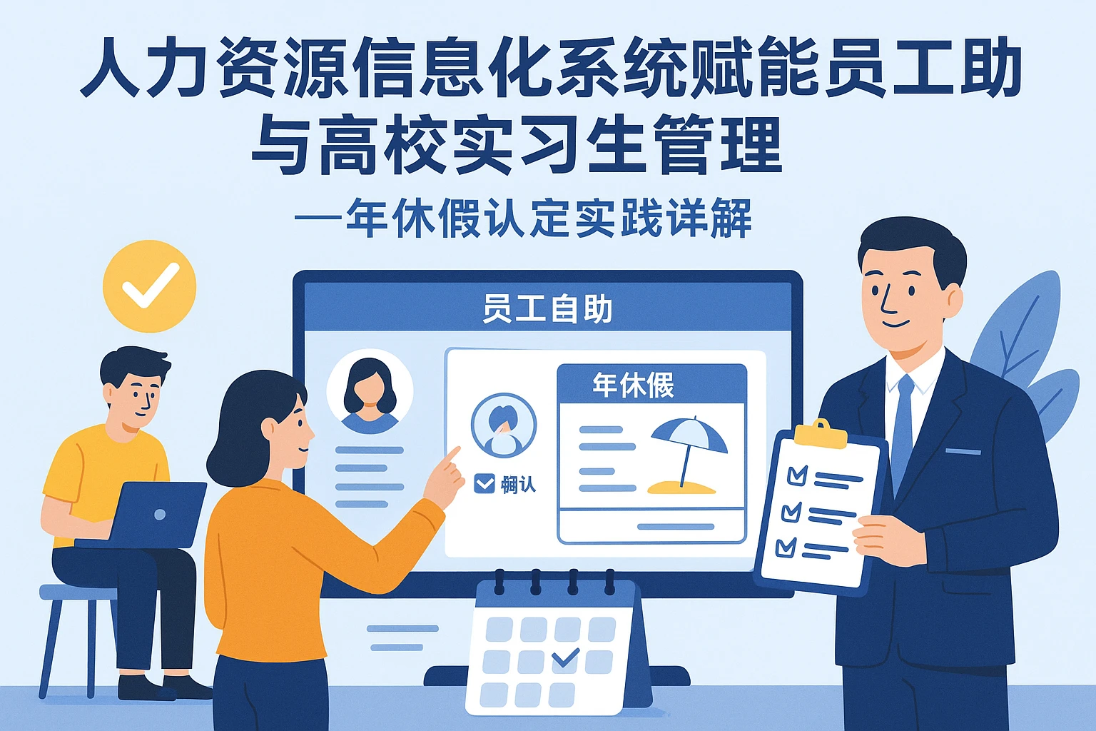 人力资源信息化系统赋能员工自助与高校实习生管理——年休假认定实践详解