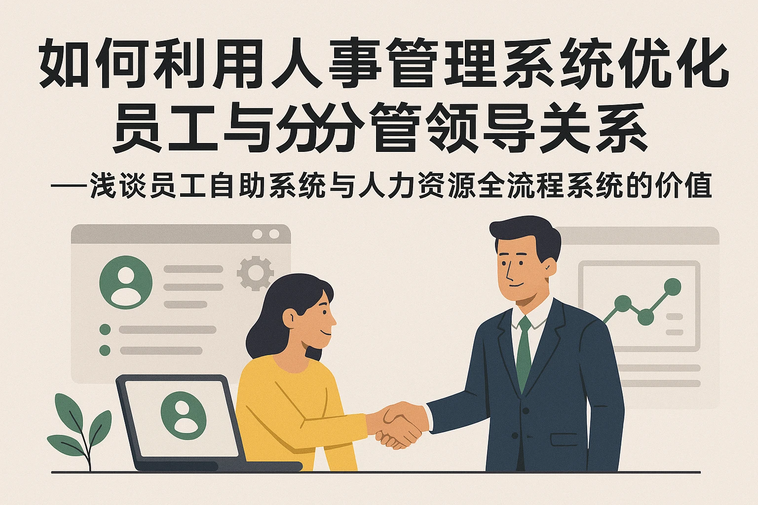如何利用人事管理系统优化员工与分管领导关系——浅谈员工自助系统与人力资源全流程系统的价值