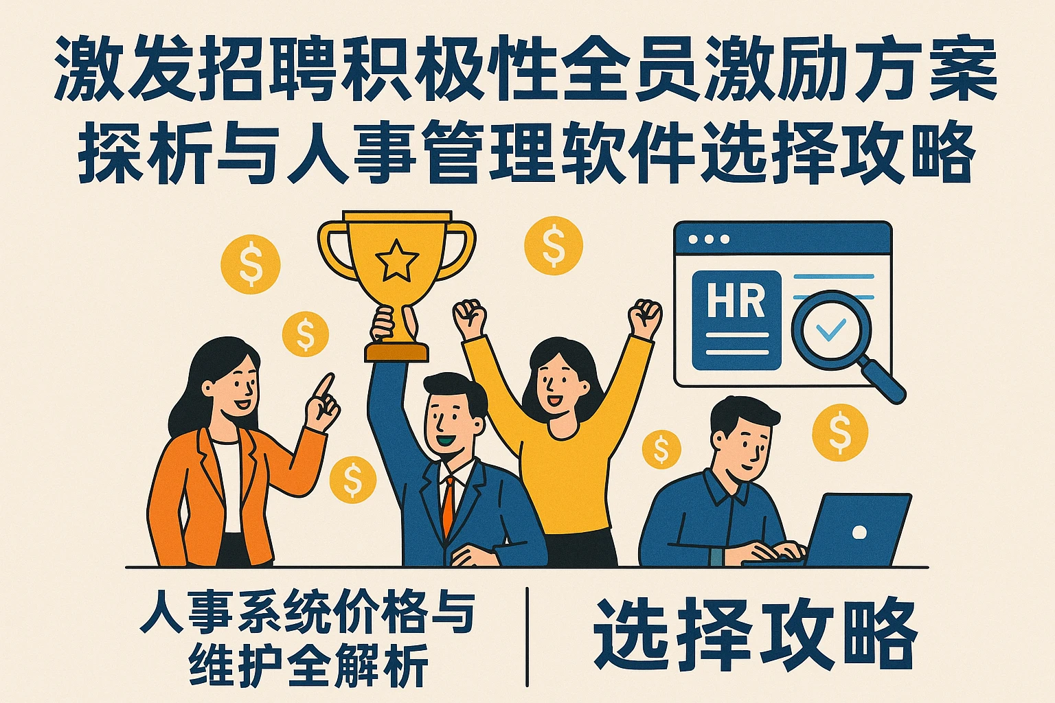 激发招聘积极性的全员激励方案探析与人事管理软件选择攻略——人事系统价格与维护全解析