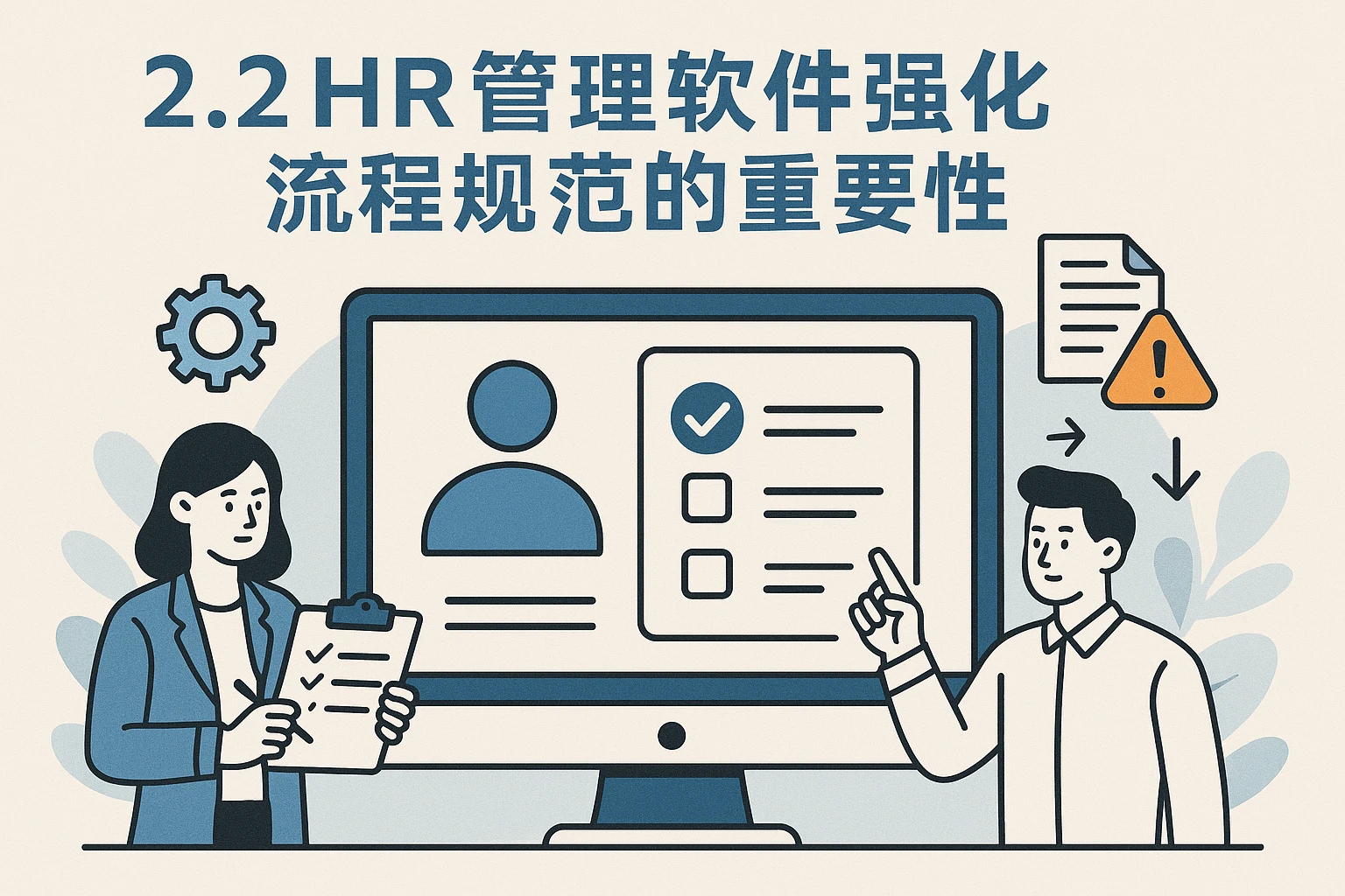 2.2 HR管理软件强化流程规范的重要性