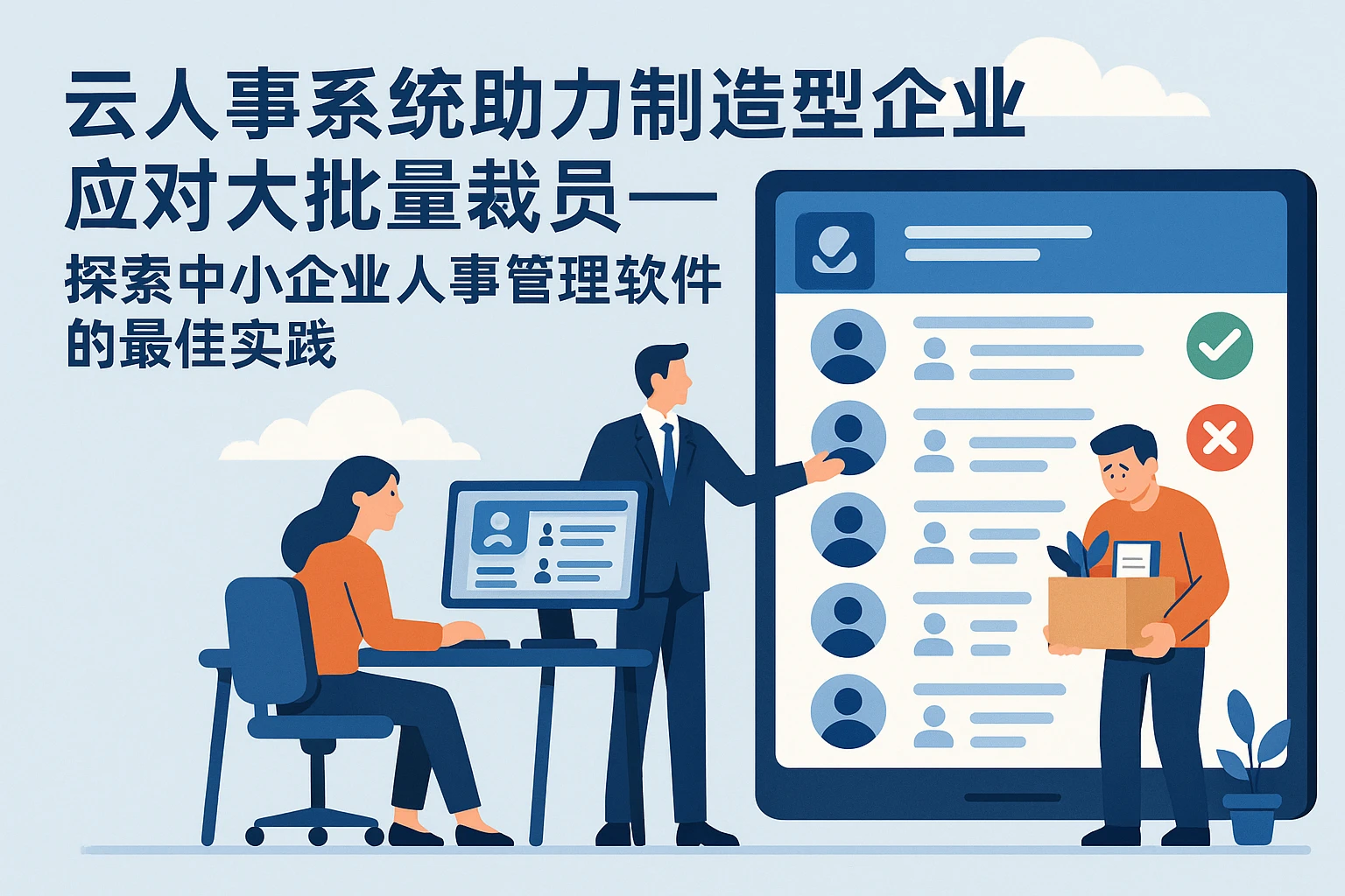 云人事系统助力制造型企业应对大批量裁员——探索中小企业人事管理软件的最佳实践