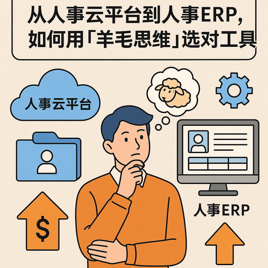 EHR系统选型指南：从人事云平台到人事ERP，如何用「羊毛思维」选对工具？