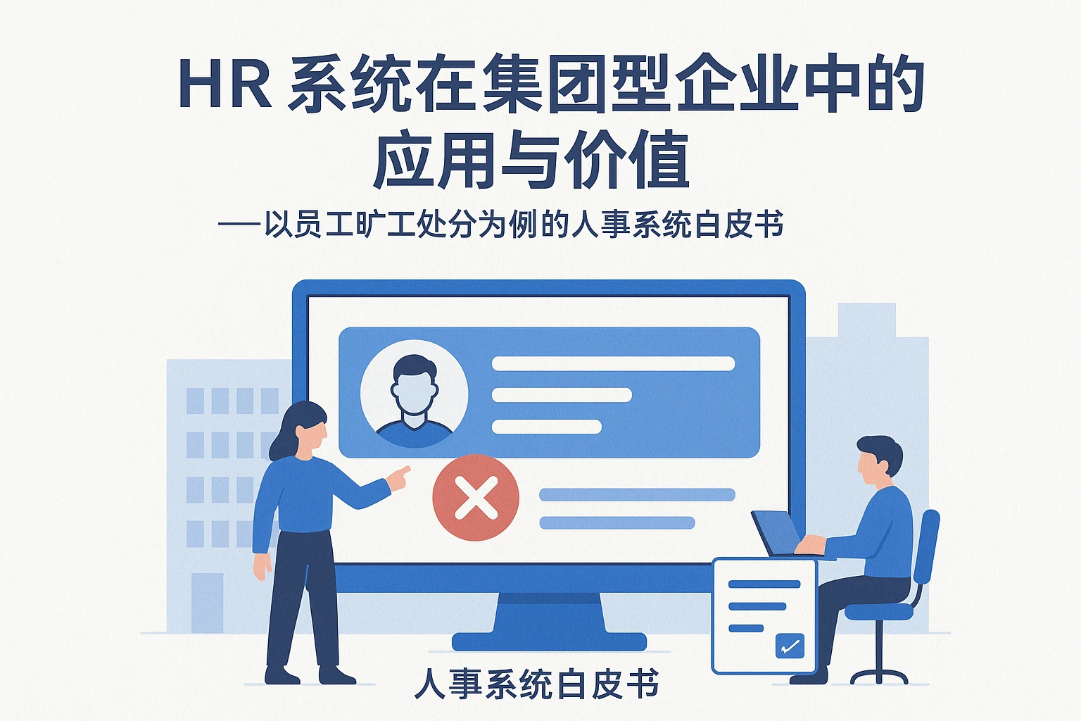 HR系统在集团型企业中的应用与价值——以员工旷工处分为例的人事系统白皮书