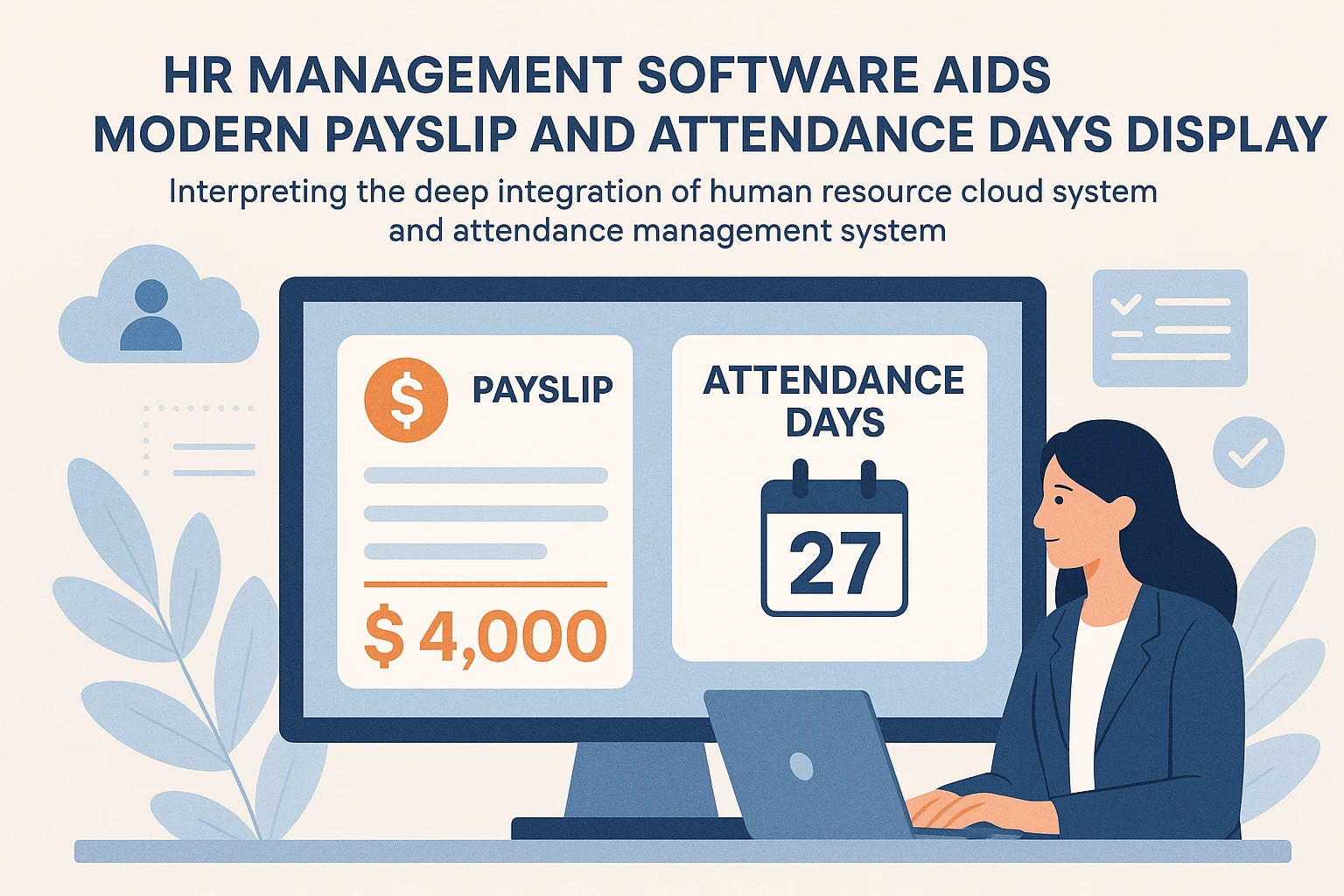 HR管理软件助力现代工资条与考勤天数展示 —— 解读人力资源云系统与考勤管理系统的深度融合