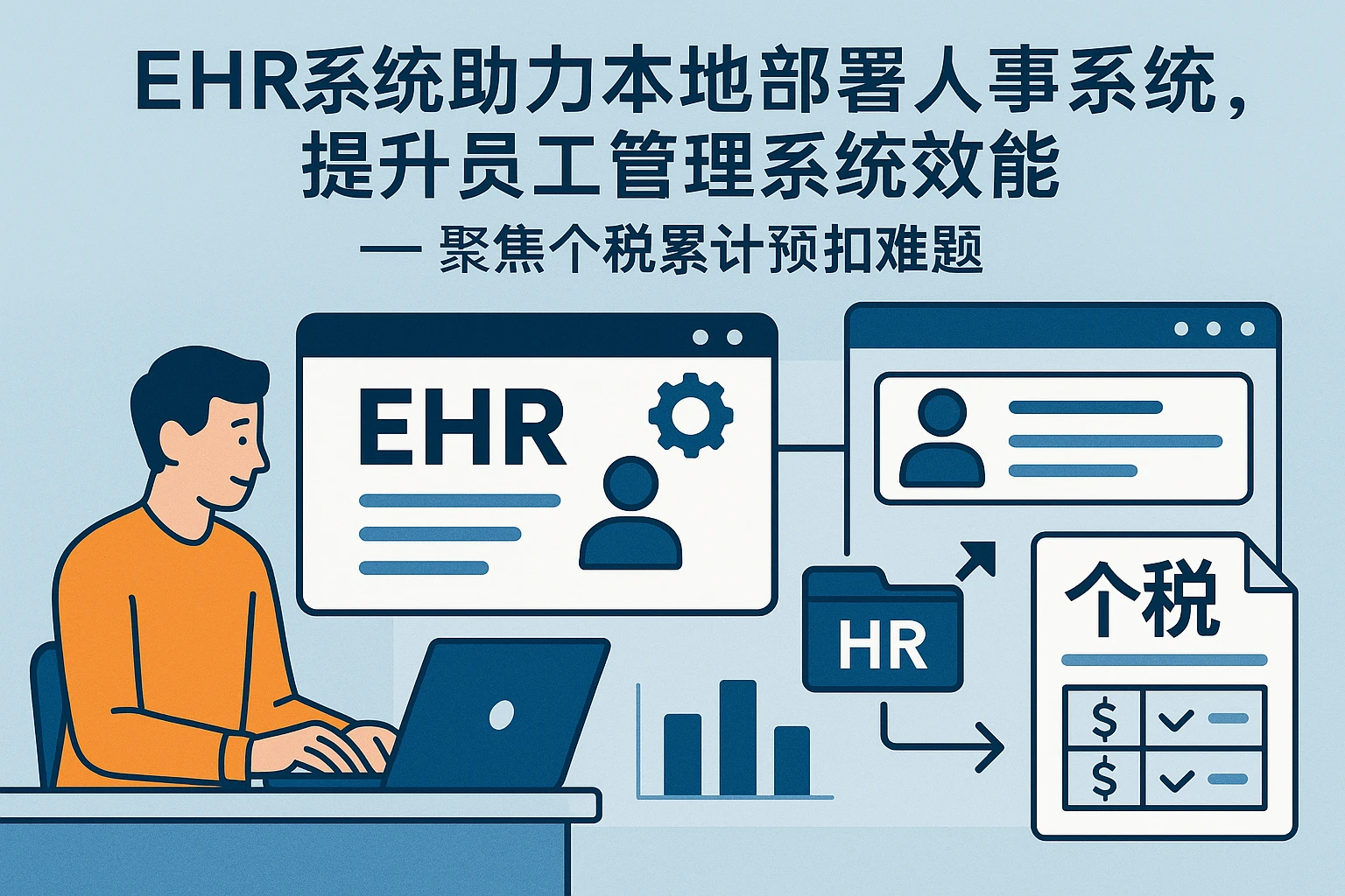 EHR系统助力本地部署人事系统,提升员工管理系统效能 —— 聚焦个税累计预扣难题