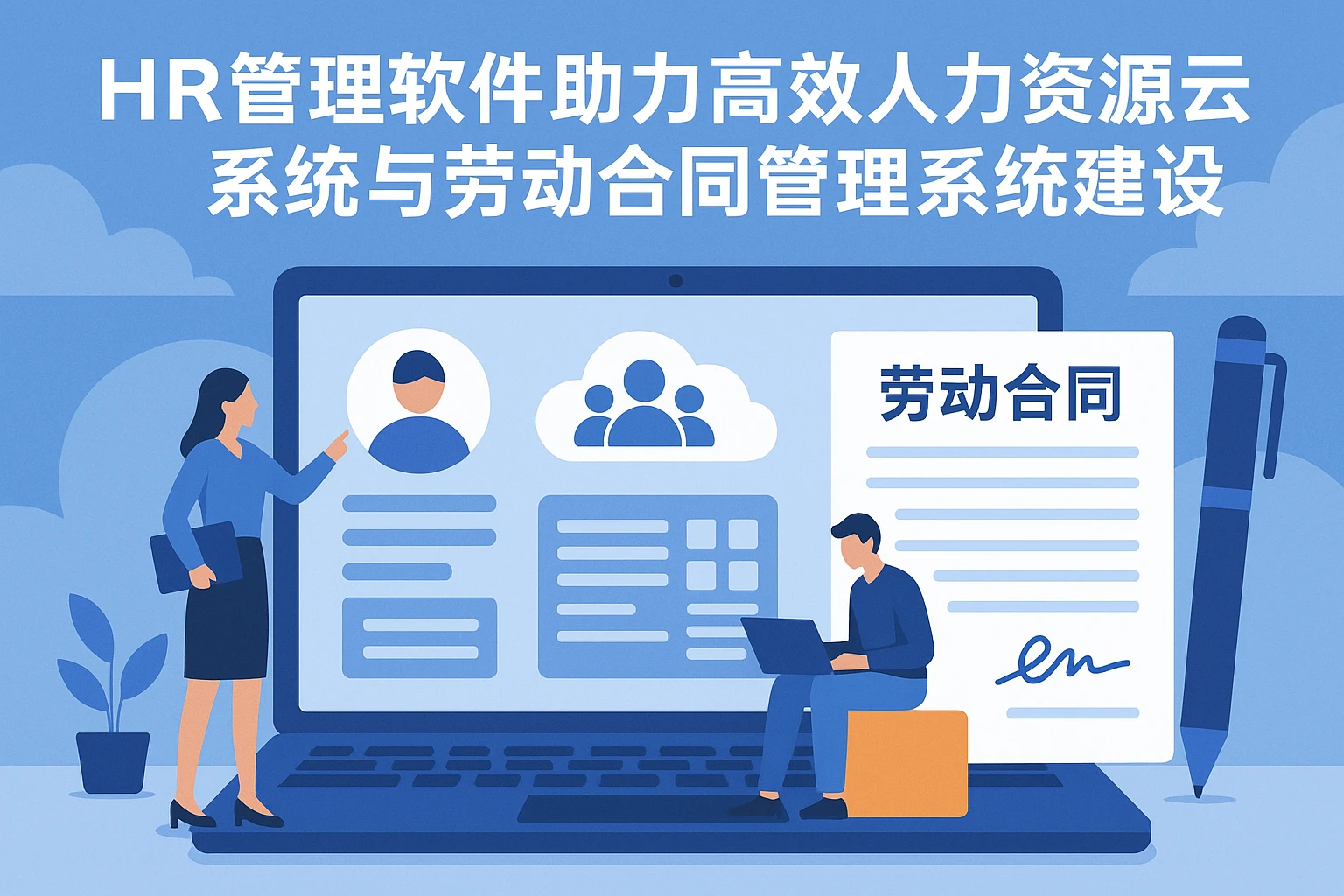 HR管理软件助力高效人力资源云系统与劳动合同管理系统建设