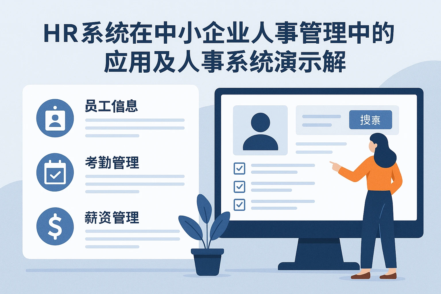 HR系统在中小企业人事管理中的应用及人事系统演示解析