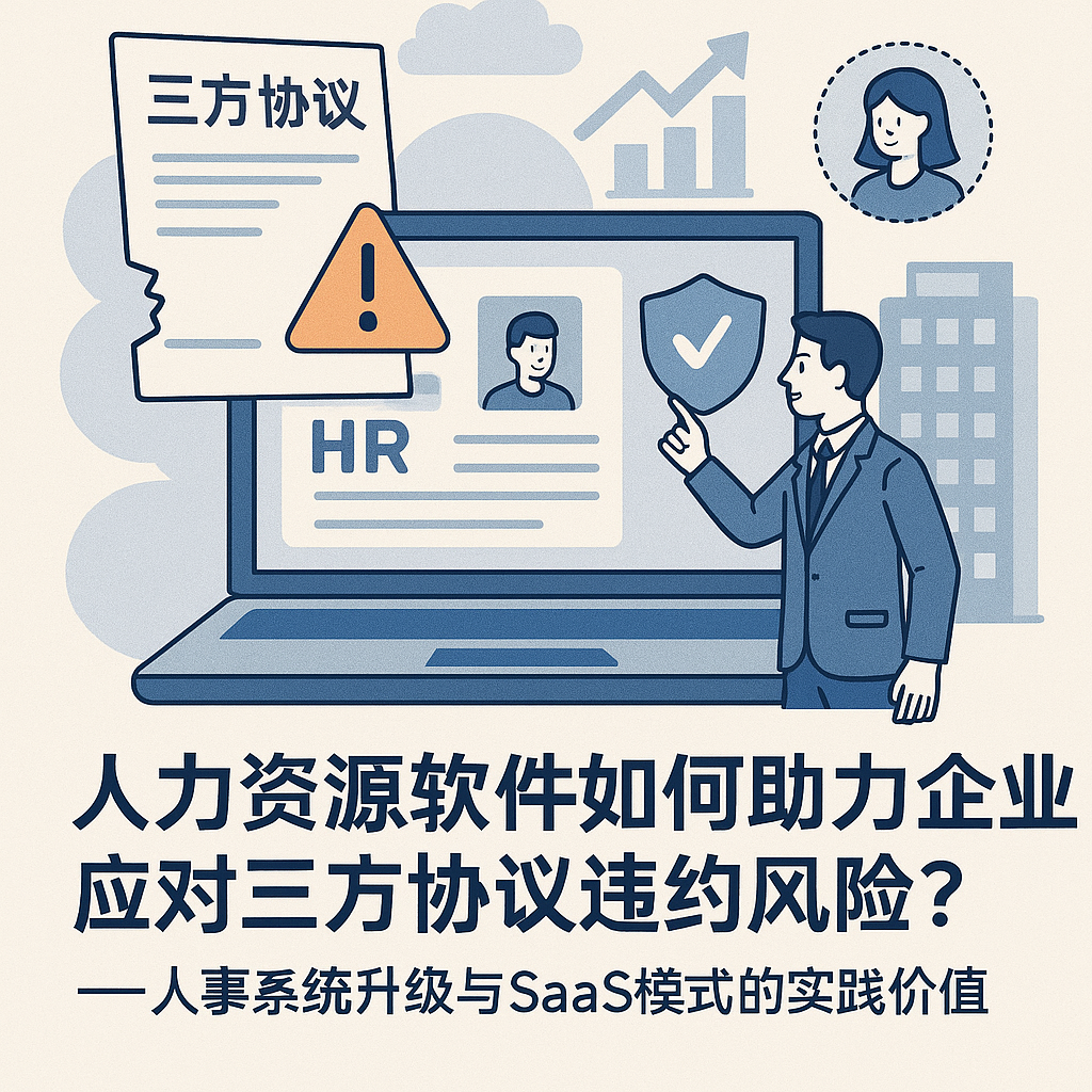 人力资源软件如何助力企业应对三方协议违约风险？——人事系统升级与SaaS模式的实践价值
