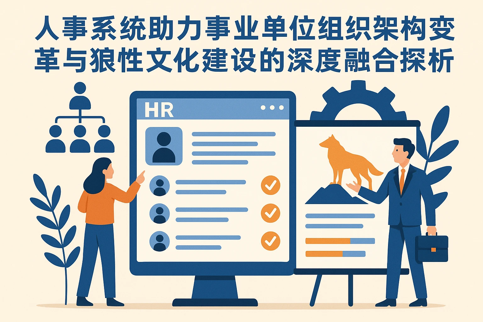 人事系统助力事业单位组织架构变革与狼性文化建设的深度融合探析