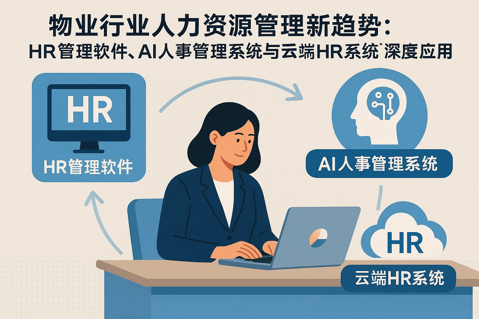 物业行业人力资源管理新趋势：HR管理软件、AI人事管理系统与云端HR系统的深度应用
