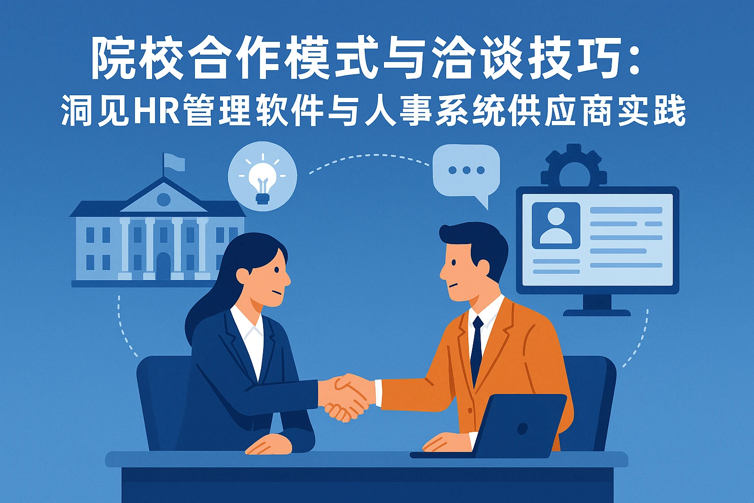 院校合作模式与洽谈技巧：洞见HR管理软件与人事系统供应商实践