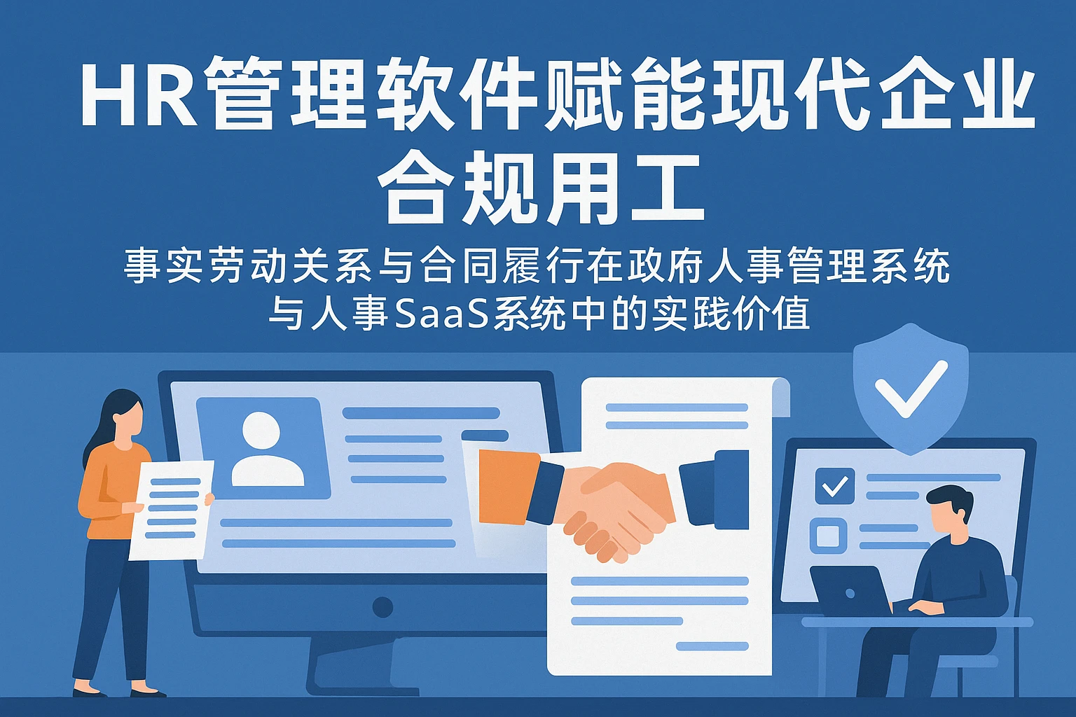 HR管理软件赋能现代企业合规用工——事实劳动关系与合同履行在政府人事管理系统与人事SaaS系统中的实践价值