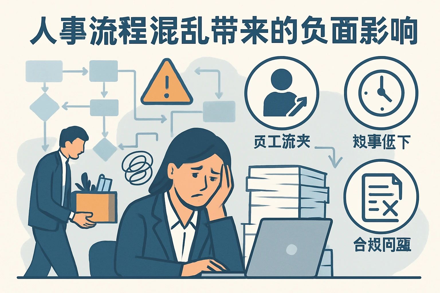 人事流程混乱带来的负面影响