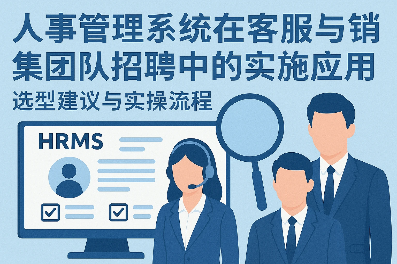 人事管理系统在客服与销售团队招聘中的实施应用解析——选型建议与实操流程