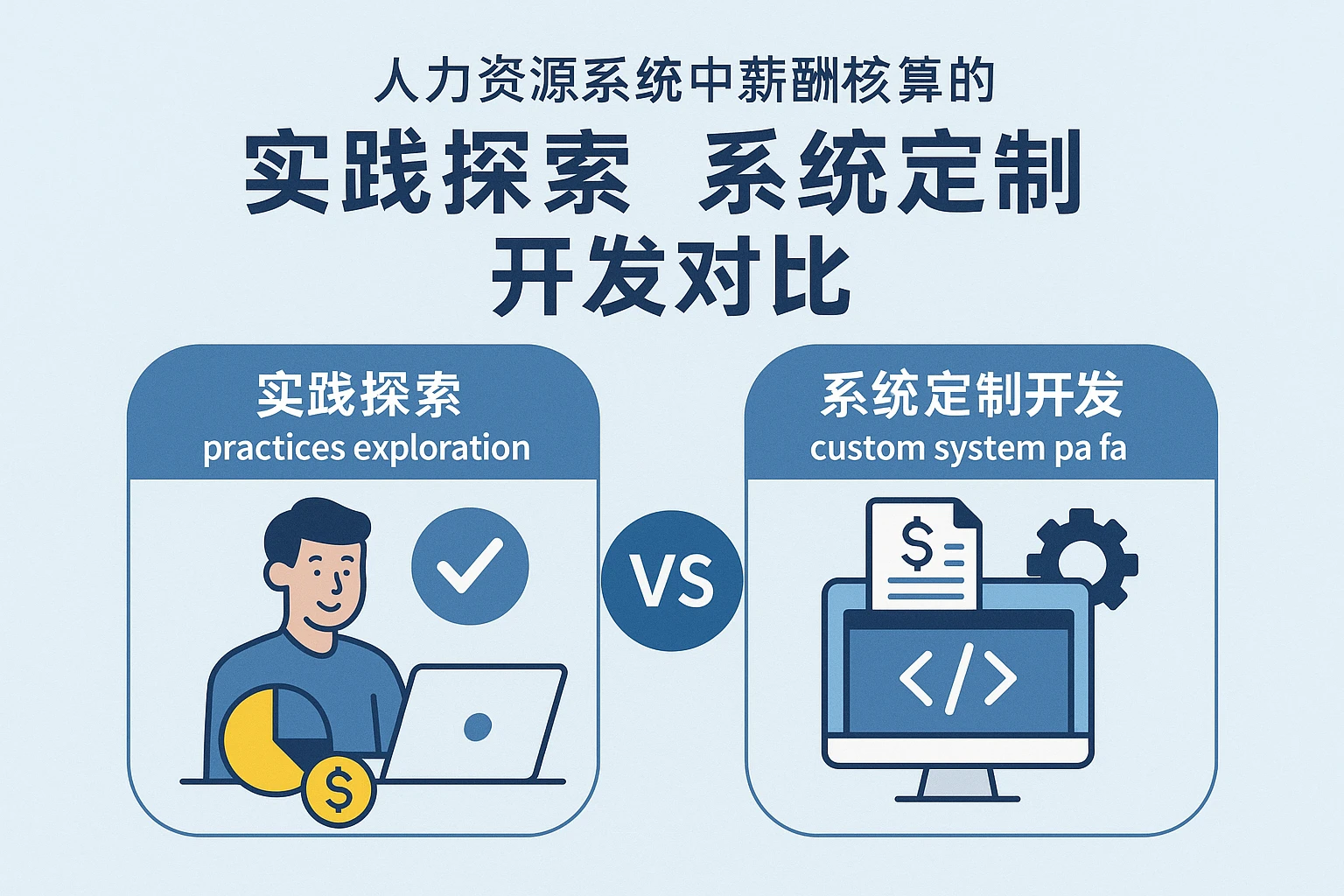 人力资源系统中薪酬核算的实践探索与系统定制开发对比