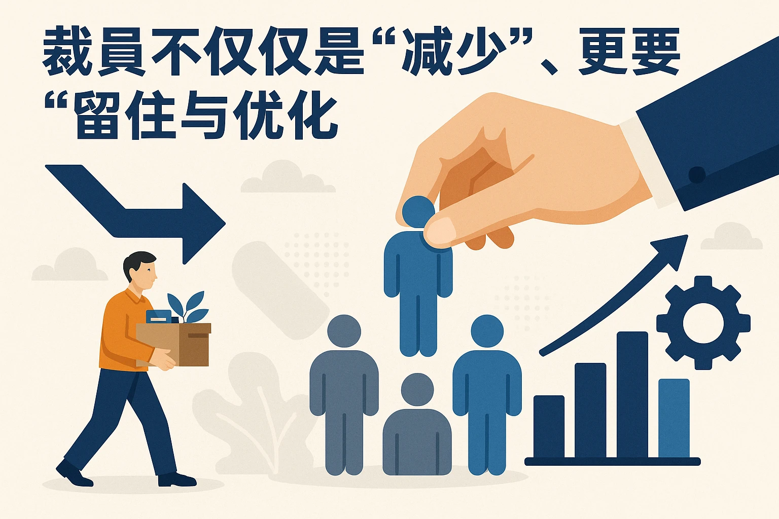 裁员的不仅仅是“减少”，更要“留住与优化”