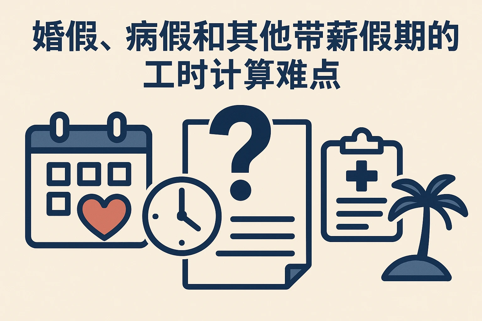 婚假、病假和其他带薪假期的工时计算难点