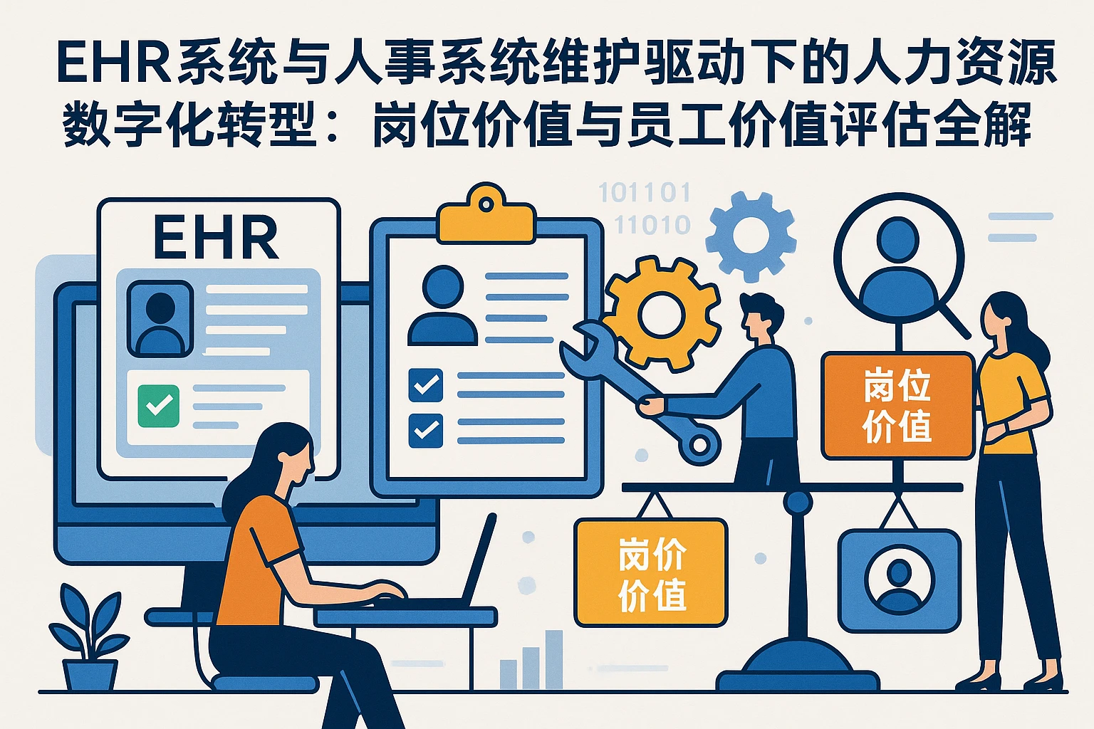 EHR系统与人事系统维护驱动下的人力资源数字化转型：岗位价值与员工价值评估全解析