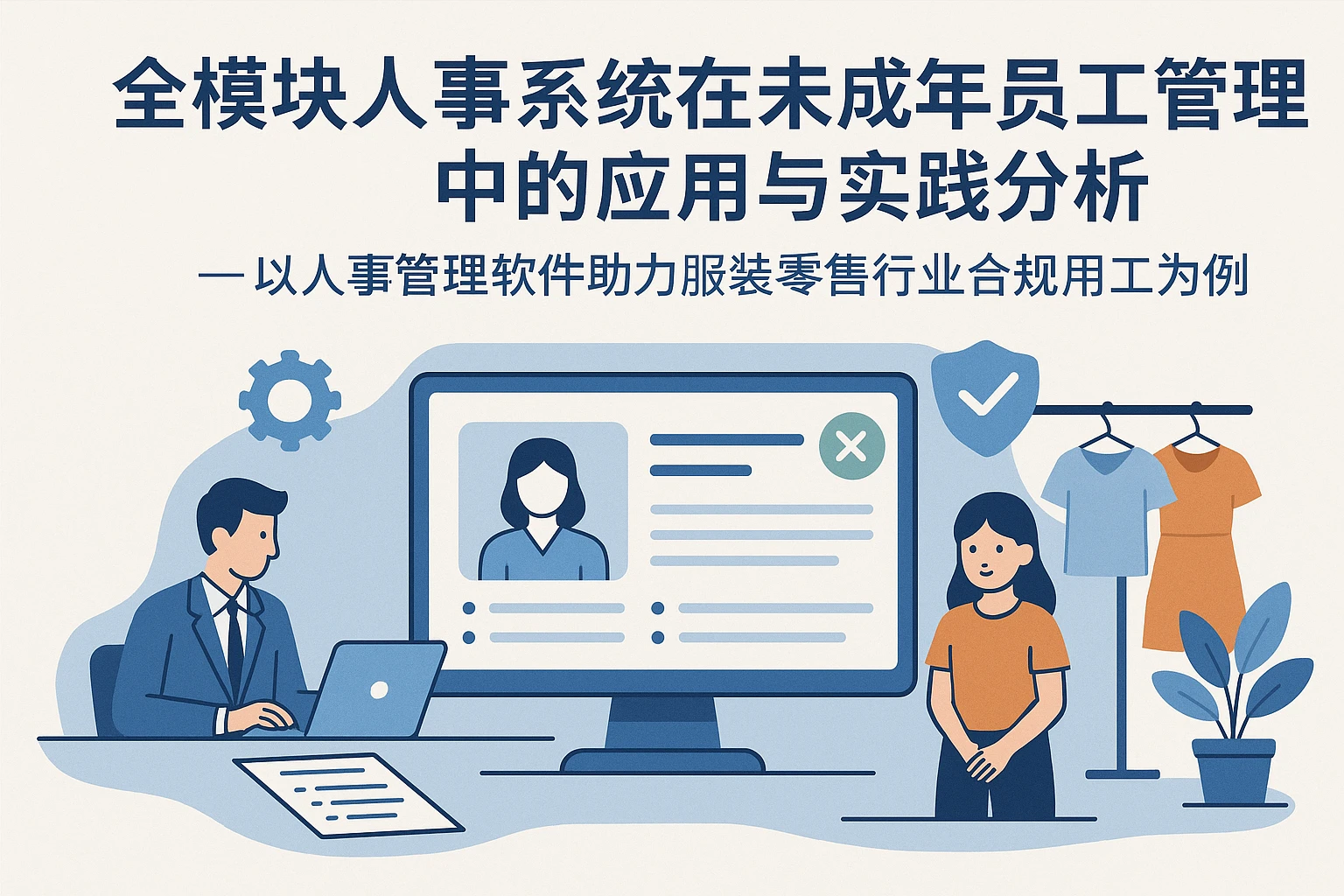 全模块人事系统在未成年员工管理中的应用与实践分析——以人事管理软件助力服装零售行业合规用工为例