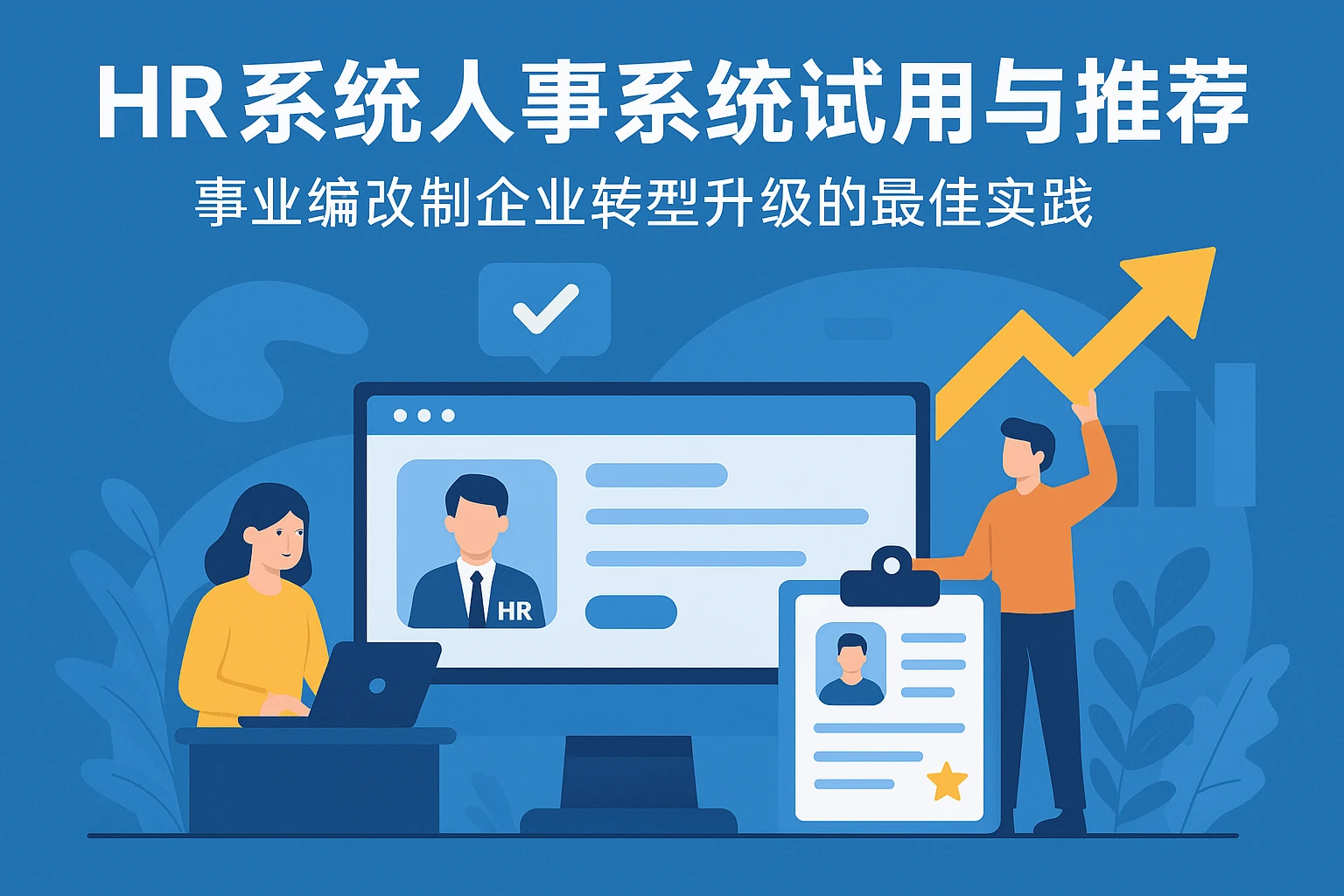 HR系统人事系统试用与推荐：事业编改制企业转型升级的最佳实践